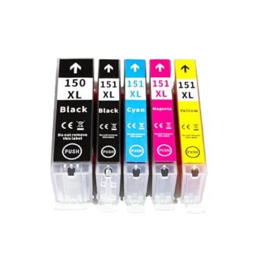 Imagem de Kit 5 Cartuchos Lotus Compatível para Canon PGI-150XL CLI-151XL