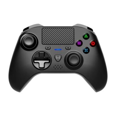 Imagem de Controle Wireless Warrior Mine Pro JS0093 - Touchpad - Iluminação - Bluetooth 5.3 - Preto