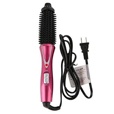 Imagem de Ejoyous Escova de modelador de cabelo, escova de cachos quente multifuncional, escova de pente dobrável elétrica, ferramenta de beleza para pentear cabelo portátil para viagens de salão profissional