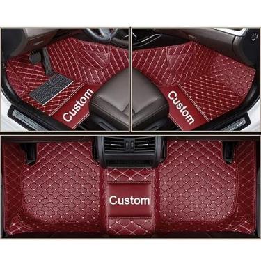 Imagem de Tapetes de carro personalizados compatíveis com Peugeot, forro automotivo de couro à prova d'água, cobertura total, proteção para todos os climas, tapete antiderrapante, modelos de carros