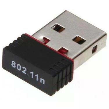 Imagem de Mini Adaptador de Rede Wireless, 150MBps USB, WIFI, Lan 802.11 N/G/B