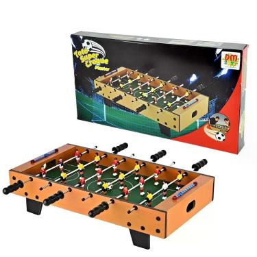 Imagem de Futebol Mesa Pebolim Totó Super Craque Master 70cm Dm Toys - DMT5752, 