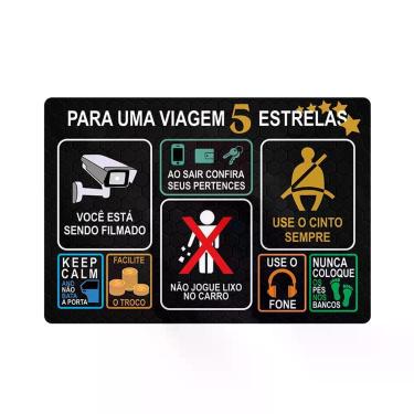 Imagem de Adesivo Vinil Sem Resina Para Uma Viagem 5 Estrelas Colorido