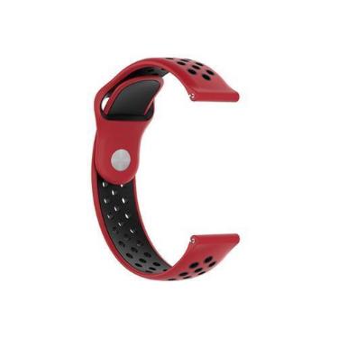 Imagem de Pulseira para Colmi i10 - Silicone Sport 22mm - Estilo no Pulso, Verme