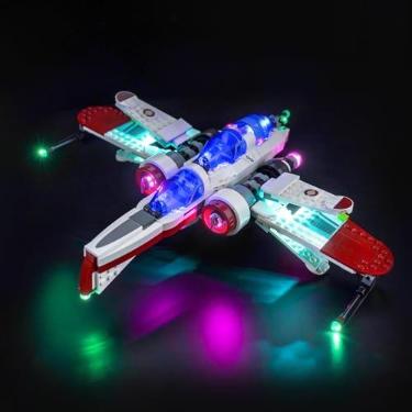 Imagem de Hilighting Kit De Iluminação Led Atualizado Compatível Com O Conjunto Construção Lego Arc-170 Starfighter, Decoração Luzes 75402 (Modelo Não Incluso)