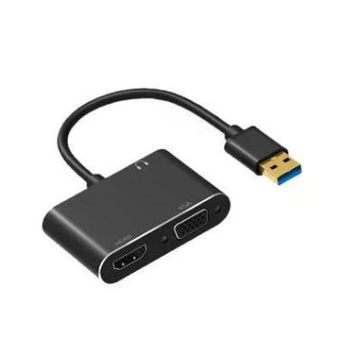 Imagem de USB3.0 Para Adaptador VGA/HDMI 5, Gbps, Super-velocidade, USB 3.0