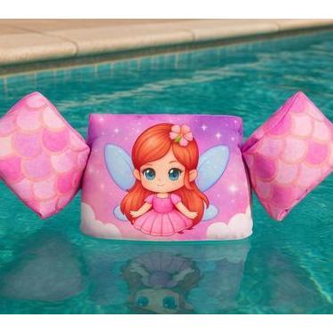 Imagem de Colete Piscina Criança Infantil Kids Bóia De Braço Não Fura FADAS ATÉ 