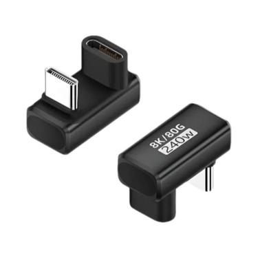 Imagem de Adaptador USB Tipo C 240W Com Saída De Vídeo 8K, Carregamento Rápido E