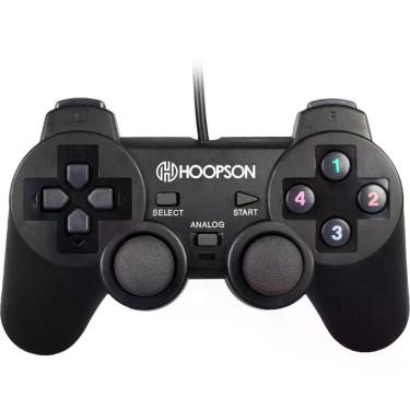 Imagem de Controle para Jogo PC Dual SHOCK USB 2.0 Preto - Hoopson