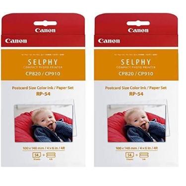 Imagem de Conjunto de tinta/papel Canon RP-54 Color para SELPHY CP910/CP1200/CP1