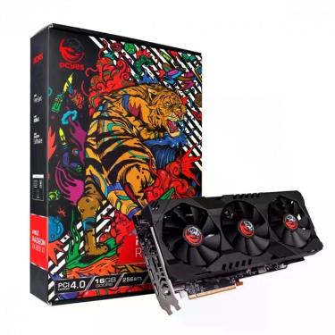 Imagem de Placa de Vídeo Rx 6800xt 16GB GDDR6 256 Bits PCI Express 4.0 X16 Graffiti Series com Iluminação RGB Preto Pcyes