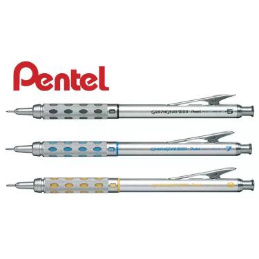 Imagem de Kit Lapiseira Pentel Graphgear 1000 - 0,5 - 0,7 - 0,9