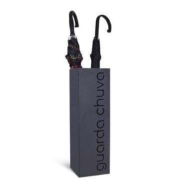 Imagem de Geguton – Porta Guarda-Chuva Básico – Design Minimalista e Funcional – Organização para Entrada – Grafite Rugoso