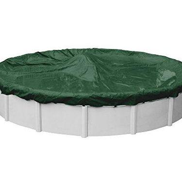 Imagem de Robelle 3212-4 Capa de piscina de inverno Dura-Guard para piscinas redondas acima do solo, piscina de 3,7 m