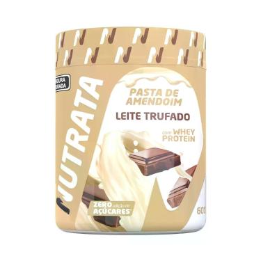 Imagem de Pasta Proteica  Com Whey Protein  600g  Nutrata, Leite Trufado