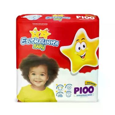 Imagem de Fralda Estrelinha Hiper P C/100 Unidades