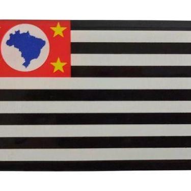 Imagem de Adesivo Bandeira São Paulo Carro Moto Capacete Resinado Bd42 - SPTS