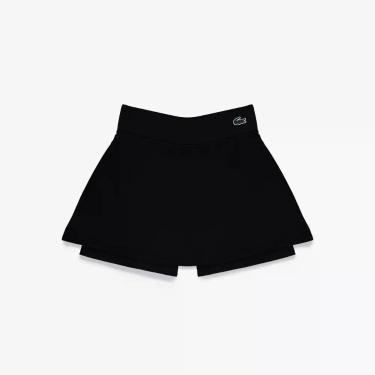 Imagem de Saia Lacoste Esportiva com Short de Malha Integrado, M, Preto