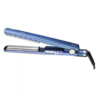 Imagem de Prancha para Cabelo Ultra Titanium PPR05AZ Placas Titanium Ions Tourmaline Azul Philco Bivolt