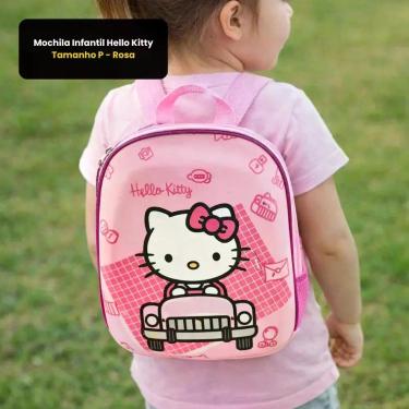 Imagem de Mochila Infantil Hello Kitty Tamanho P - Rosa