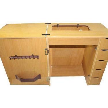Imagem de Gabinete para Máquina de Costura Doméstica cor Marfim