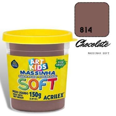 Imagem de Massinha de Modelar Acrilex Soft 150g Chocolate