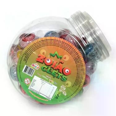 Imagem de Chiclete Zoião Clets Olhos Sabor Sortido - 475g
