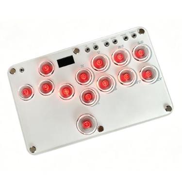 Imagem de XIAO SHI MIN STORY Arcade Stick 13 Keys All-Button Game Controller with Custom RGB & Turbo Functions,Arcade Controller Street Fight for PC/Ps3/Ps4/Switch/Steam Game Keyboard Supports Hot Swap & SOCD