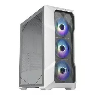Imagem de Gabinete Gamer Cooler Master Masterbox Td500 Mesh V2 White, Mid Tower, Vidro, Sem Fonte, 3x Fans, ARGB, Td500v2-wgnn-s00