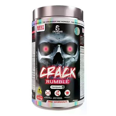 Imagem de Pré Treino Crack Carniure 300g Demons Lab Pré Workout Sabor - Congratu