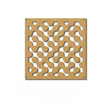 Imagem de Placas Vazadas Decorativas Cobogó MDF 3mm - Ambiente Único Elegante placas decorativas para divisória para Casa e Escritório(006,Kit 6pçs-29cm x 29cm)