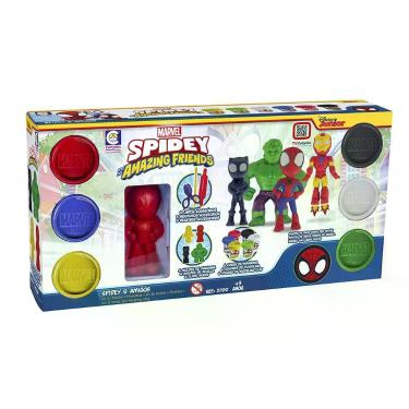 Imagem de Brinquedo Massinha Spidey e Amigos 2700 - Cotiplás