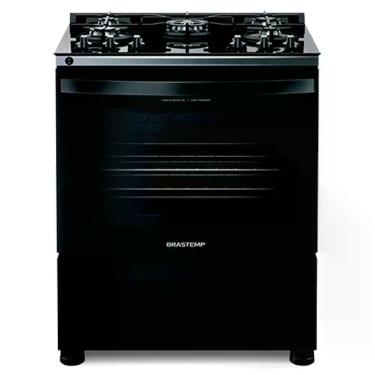 Imagem de Fogão Brastemp 5 Bocas Preto com Turbo Chama com Mesa de Vidro - BFS5V