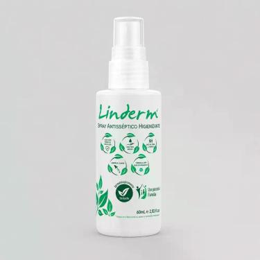 Imagem de Spray Antisséptico Higienizante Linderm 60ml c/Válvula