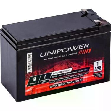 Imagem de Bateria Estacionária Selada 12v 9ah Vrla Up1290 Unipower [f002]