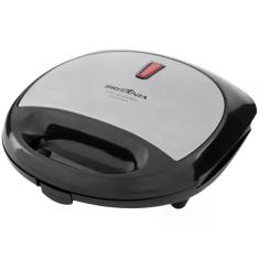 Sanduicheira Crome 220V - Britânia, Preto e Cinza, 220V Sanduicheira Crome 220V - Britânia, Preto e Cinza, 220V