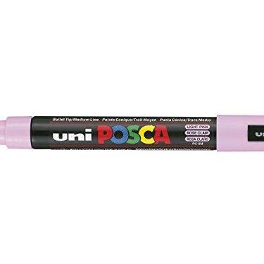 Imagem de uni-ball Posca marcador médio com ponta de bala - rosa claro