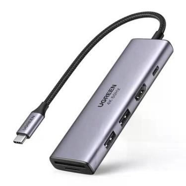 Imagem de Adaptador Hub  Ugreen, USB, C 3.0,6 Em 1, Porta Carregamento, Pd