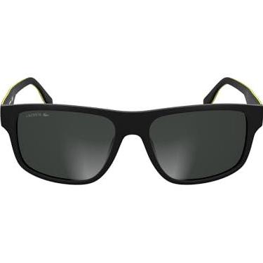Imagem de Lacoste Óculos de sol retangulares masculinos L6057S, preto fosco, Einheitsgröße, Preto fosco, Einheitsgröße
