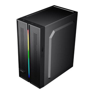 Imagem de Gabinete Gamer Vinik Sg26 Preto Fita De Led Rgb - Sg26Acbk