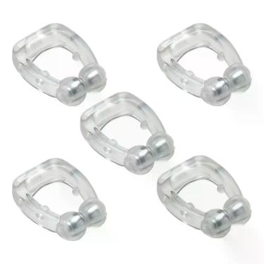 Imagem de Kit com 5 Clips Nasais Magnéticos Anti-Ronco  Sono Tranquilo e Respira