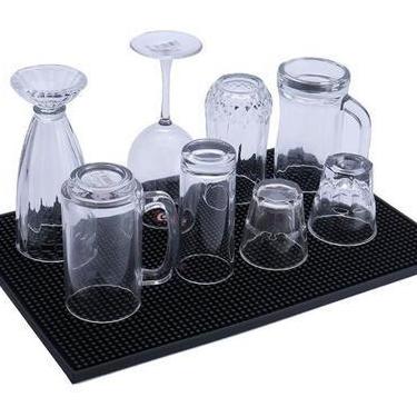 Imagem de Tapete Escorredor De Louça Grande Silicone Bar Mat 45x30 Cm - Evolutio