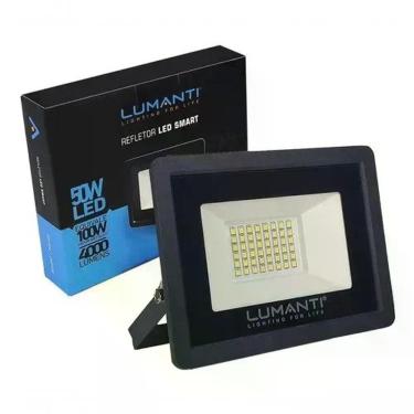 Imagem de Refletor Led Smart Eco 50w 6500k Branco 6500k