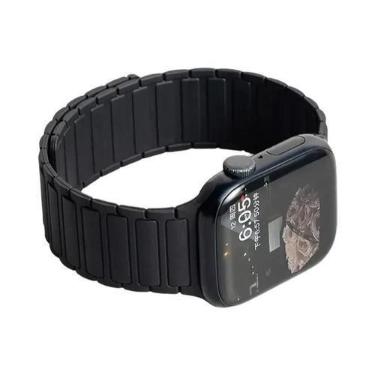 Imagem de Pulseira Universal De Silicone Para Apple Watch, Faixa Magnética Compa