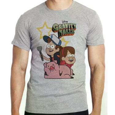 Imagem de Camiseta  Gravity Falls Dipper Mabel estrelas Blusa criança infantil j