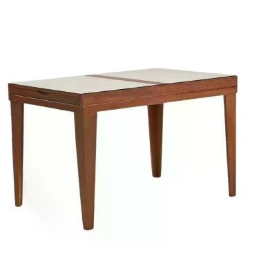 Imagem de Mesa de Jantar 4 a 6 Lugares Retangular Extensível Tampo de Vidro/MDF 