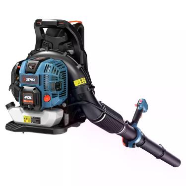 Imagem de Soprador de folhas SENIX a gasolina 49 cc, mochila, 4 tempos, 425 CFM