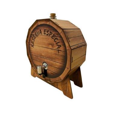 Imagem de Pingômetro Tampa de Barril Decorativo Rústico Pinga Cachaça Boteco com