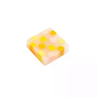 Imagem de Borracha Tris Confete Cores com Textura Super Macia e Estampa Divertida Unidade Escolar Escritório Amarelo