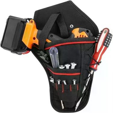 Imagem de Coldre Porta Furadeira e Parafusadeira com Seis Bolsos para Ferramentas Design Ergonômico Yeet